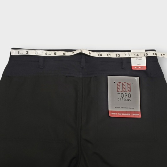 NWT Topo Designs Dual Double Knee Duck Canvas Work Pants Black Sz 32x32 Cordura - Picture 11 of 15